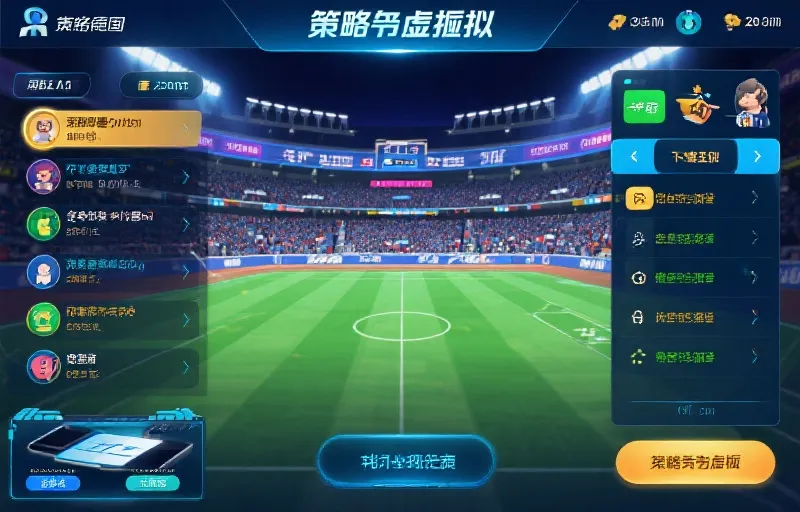 策略竞猜虚拟比赛界面